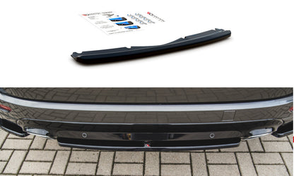 Diffusor Heckansatz passend für Ford S-Max Vignale Mk2 FL schwarz Hochglanz