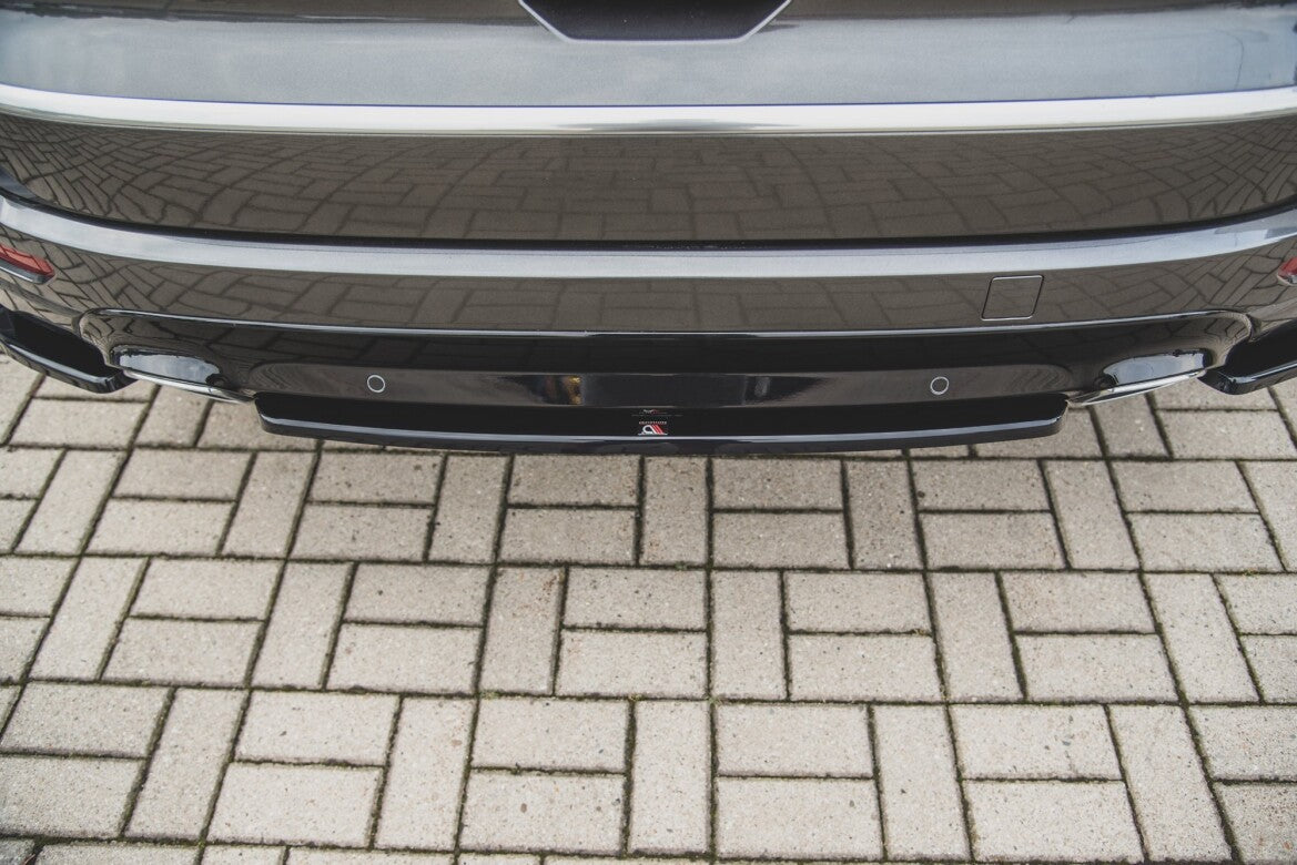 Diffusor Heckansatz passend für Ford S-Max Vignale Mk2 FL schwarz Hochglanz