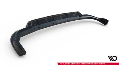 Diffusor Heckansatz passend für Ford Tourneo Courier Mk2 schwarz Hochglanz