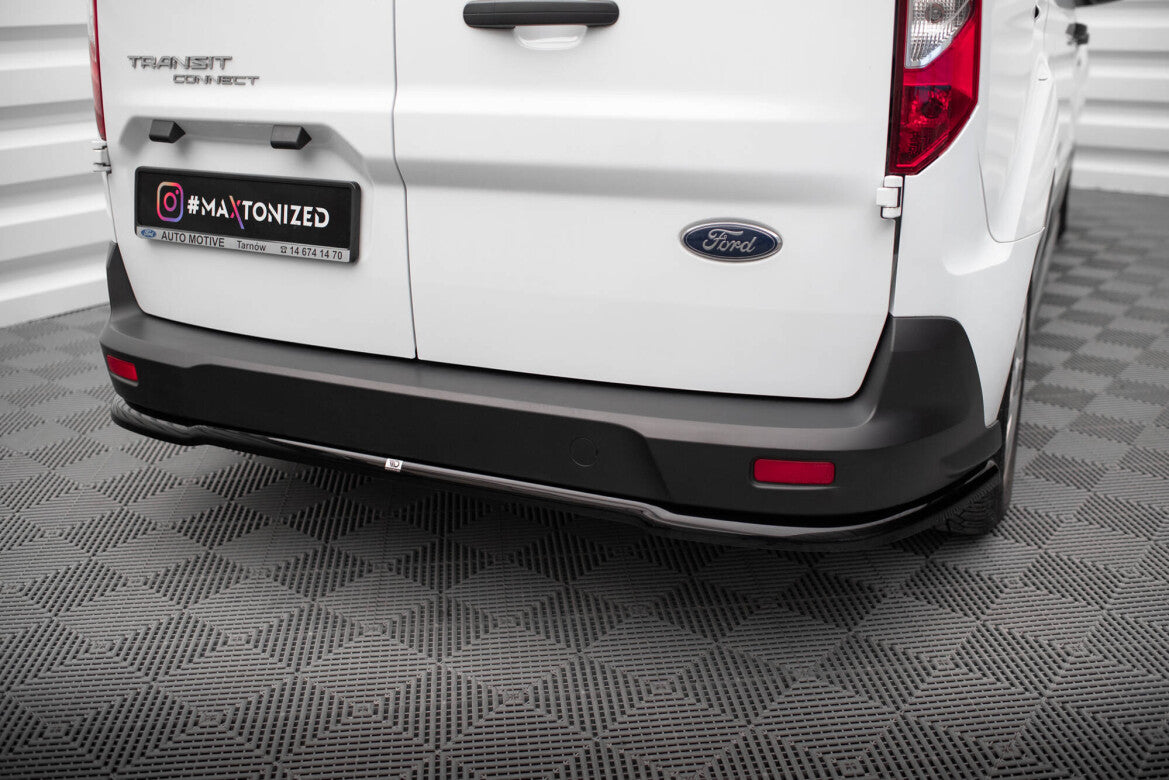 Diffusor Heckansatz passend für Ford Transit Connect Mk2 FL schwarz Hochglanz