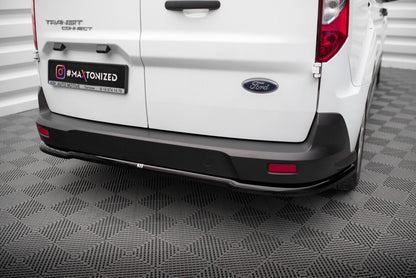 Diffusor Heckansatz passend für Ford Transit Connect Mk2 FL schwarz Hochglanz
