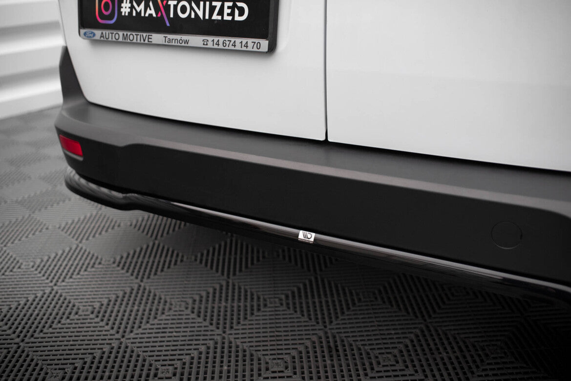 Diffusor Heckansatz passend für Ford Transit Connect Mk2 FL schwarz Hochglanz