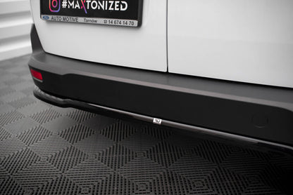 Diffusor Heckansatz passend für Ford Transit Connect Mk2 FL schwarz Hochglanz