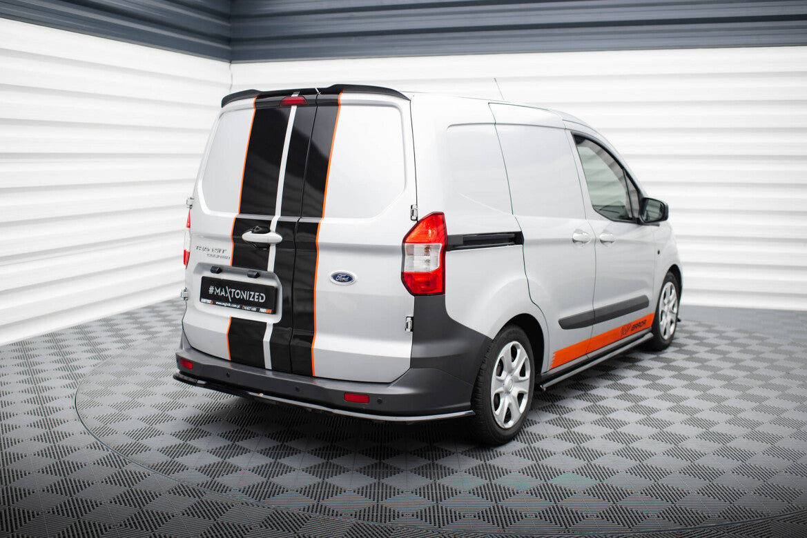 Diffusor Heckansatz passend für Ford Transit Courier Mk1 schwarz Hochglanz