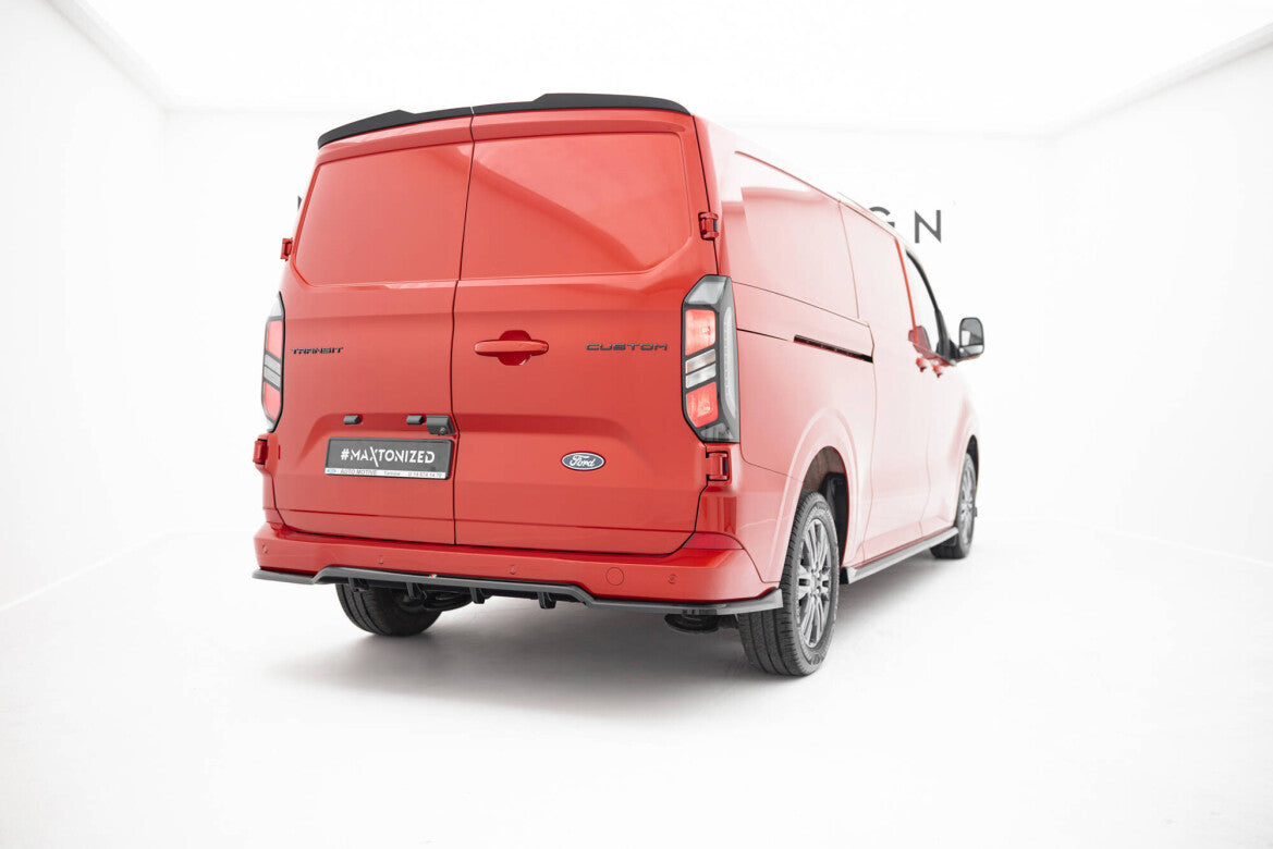 Diffusor Heckansatz passend für Ford Transit Custom / Tourneo Custom Mk2 schwarz Hochglanz