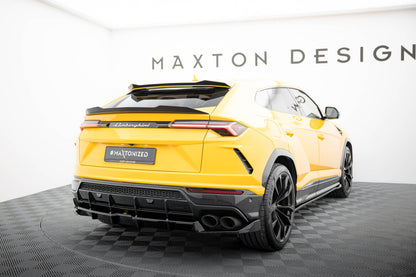 Diffusor Heckansatz passend für Lamborghini Urus Mk1 schwarz Hochglanz