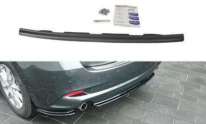 Diffusor Heckansatz passend für Mazda 3 BM (Mk3) FL schwarz Hochglanz