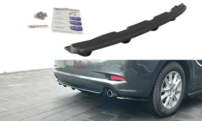 Diffusor Heckansatz passend für Mazda 3 BN (Mk3) FL schwarz Hochglanz
