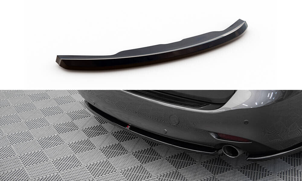 Diffusor Heckansatz passend für Mazda 6 Kombi Mk3 FL schwarz Hochglanz