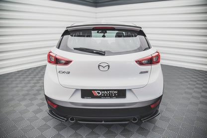 Diffusor Heckansatz passend für Mazda CX-3 schwarz Hochglanz