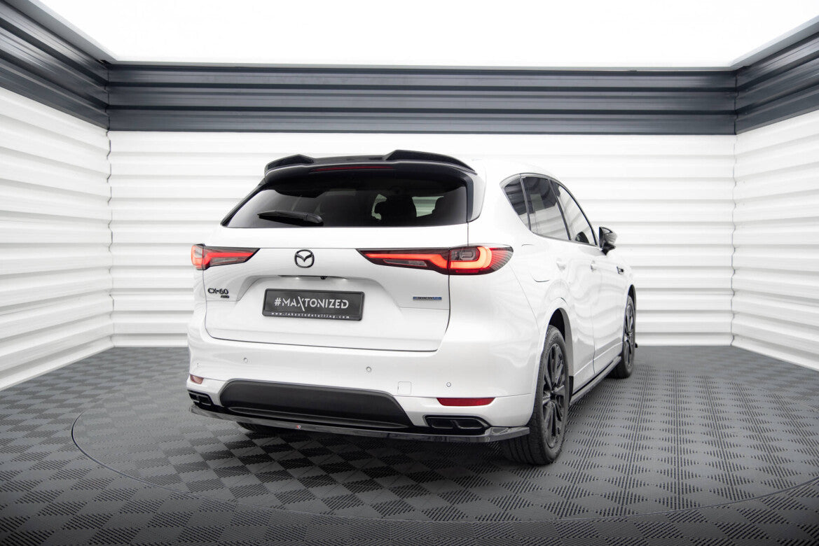 Diffusor Heckansatz passend für Mazda CX-60 Mk1 schwarz Hochglanz