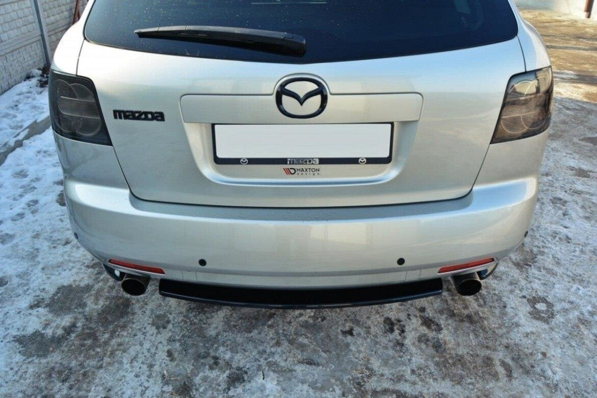 Diffusor Heckansatz passend für Mazda CX-7 schwarz Hochglanz
