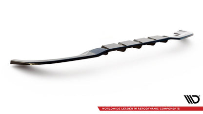Diffusor Heckansatz passend für Mercedes A Hatchback AMG Line W177 schwarz Hochglanz