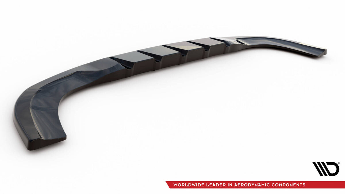 Diffusor Heckansatz passend für Mercedes A Hatchback AMG Line W177 schwarz Hochglanz