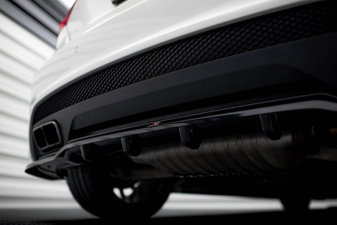 Diffusor Heckansatz passend für Mercedes A45 AMG W176 schwarz Hochglanz