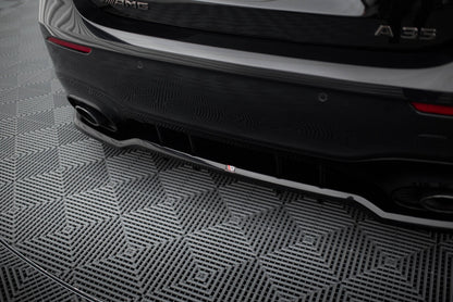 Diffusor Heckansatz passend für Mercedes-AMG A35 Hatchback W177 schwarz Hochglanz