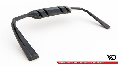 Diffusor Heckansatz passend für Mercedes-AMG C 43 Limousine W205 FL schwarz Hochglanz