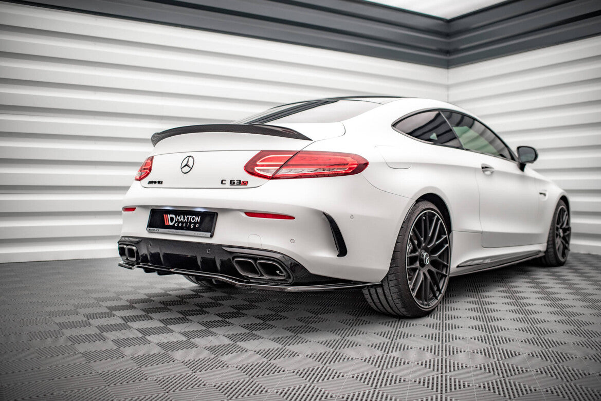 Diffusor Heckansatz passend für Mercedes-AMG C 63 AMG Coupe C205 FL schwarz matt