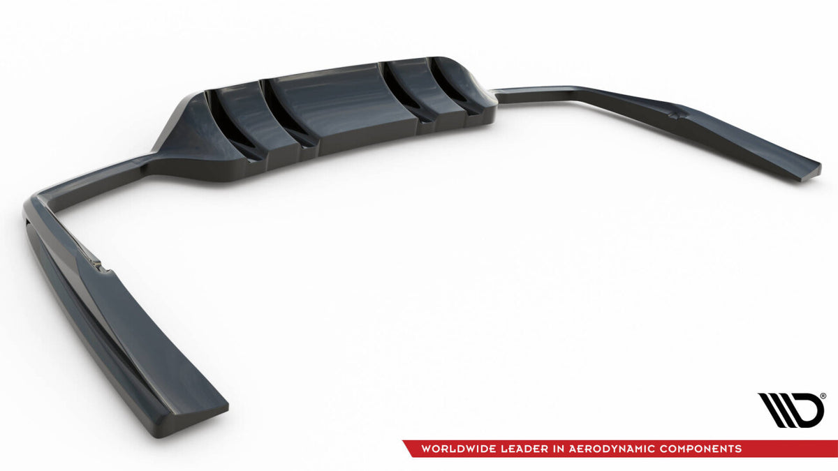 Diffusor Heckansatz passend für Mercedes-AMG C43 Coupe / Cabrio C205 FL / A205 FL schwarz Hochglanz