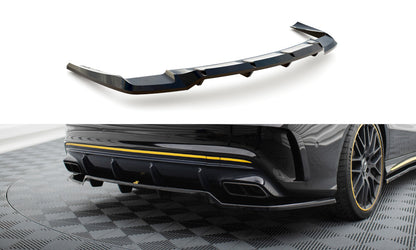 Diffusor Heckansatz passend für Mercedes-AMG CLA 45 C117 FL schwarz Hochglanz