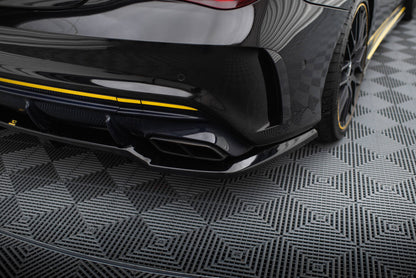 Diffusor Heckansatz passend für Mercedes-AMG CLA 45 C117 FL schwarz Hochglanz