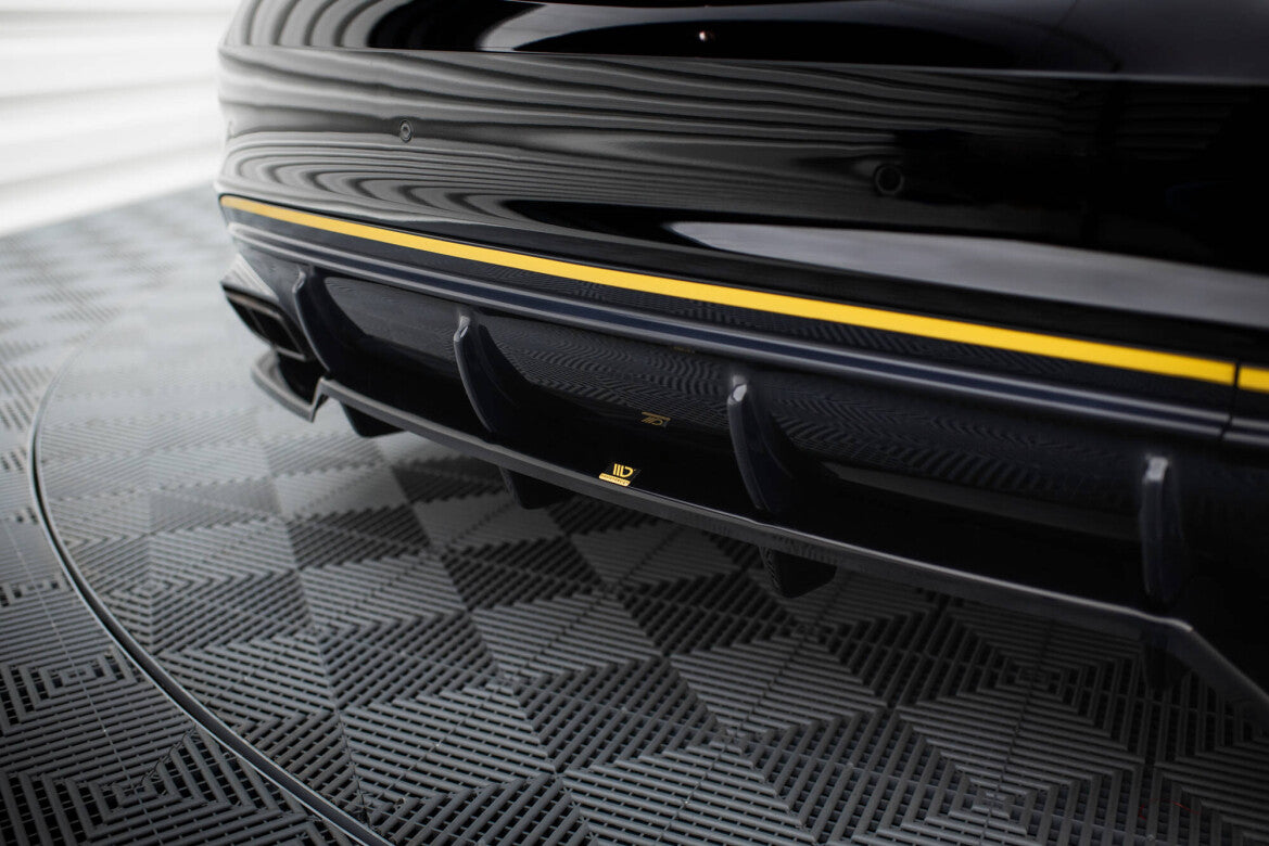Diffusor Heckansatz passend für Mercedes-AMG CLA 45 C117 FL schwarz Hochglanz