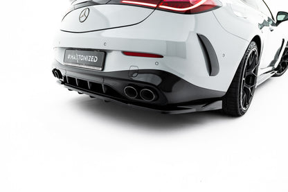 Diffusor Heckansatz passend für Mercedes-AMG CLE 53 Aero C236 schwarz Hochglanz