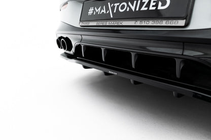 Diffusor Heckansatz passend für Mercedes-AMG CLE 53 Aero C236 schwarz Hochglanz