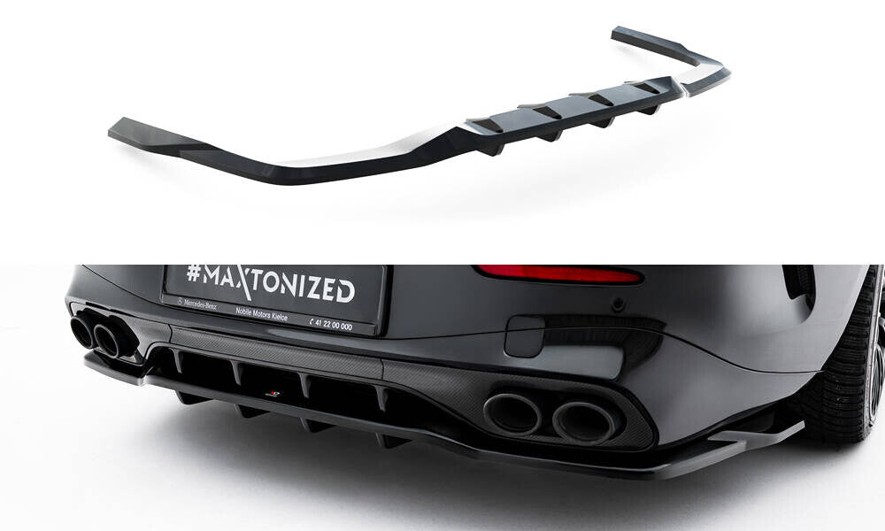Diffusor Heckansatz passend für Mercedes-AMG CLE 53 C236 schwarz Hochglanz