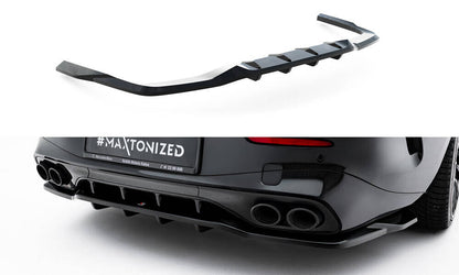 Diffusor Heckansatz passend für Mercedes-AMG CLE 53 C236 schwarz Hochglanz