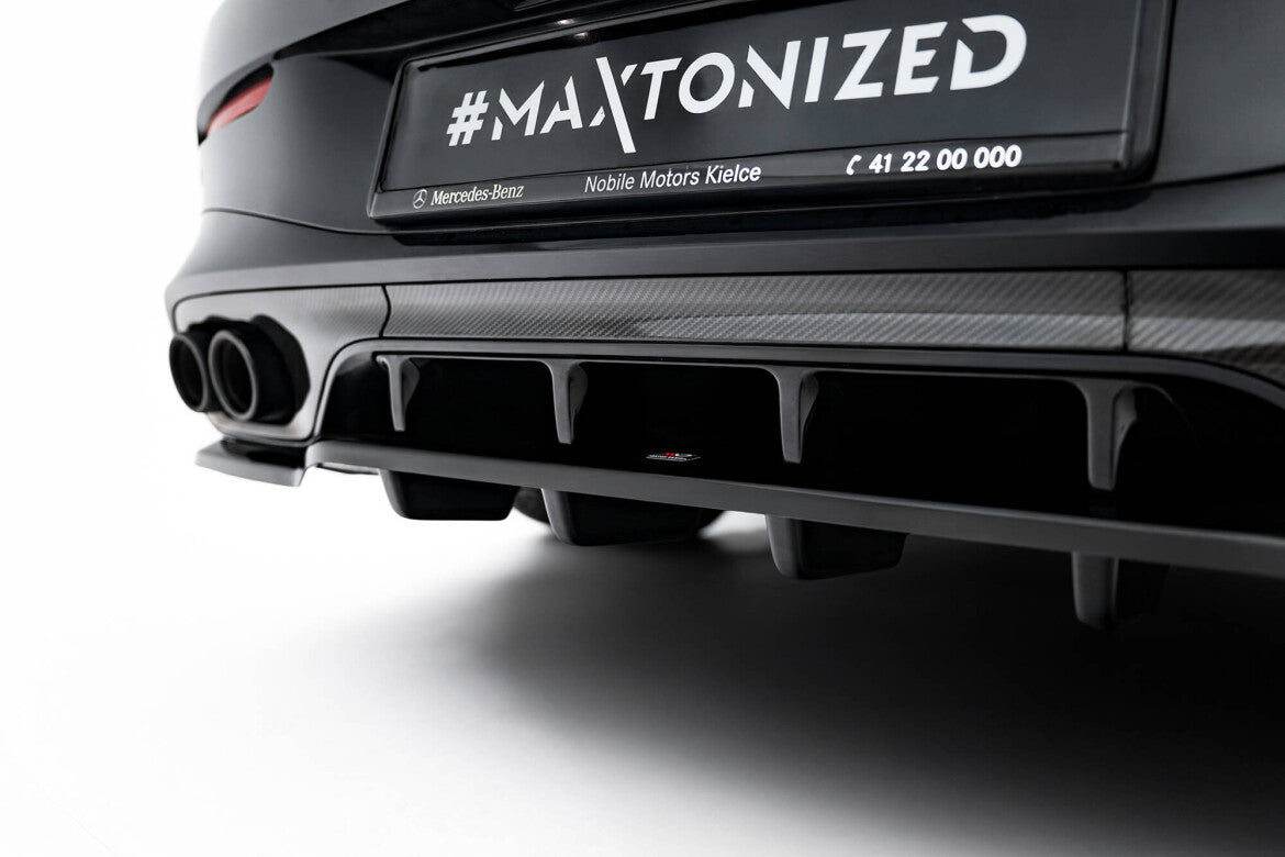Diffusor Heckansatz passend für Mercedes-AMG CLE 53 C236 schwarz Hochglanz