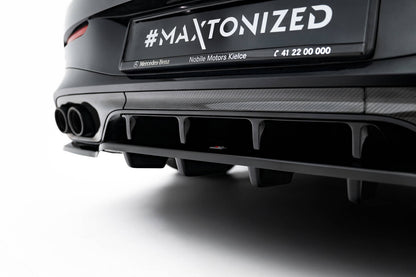 Diffusor Heckansatz passend für Mercedes-AMG CLE 53 C236 schwarz Hochglanz