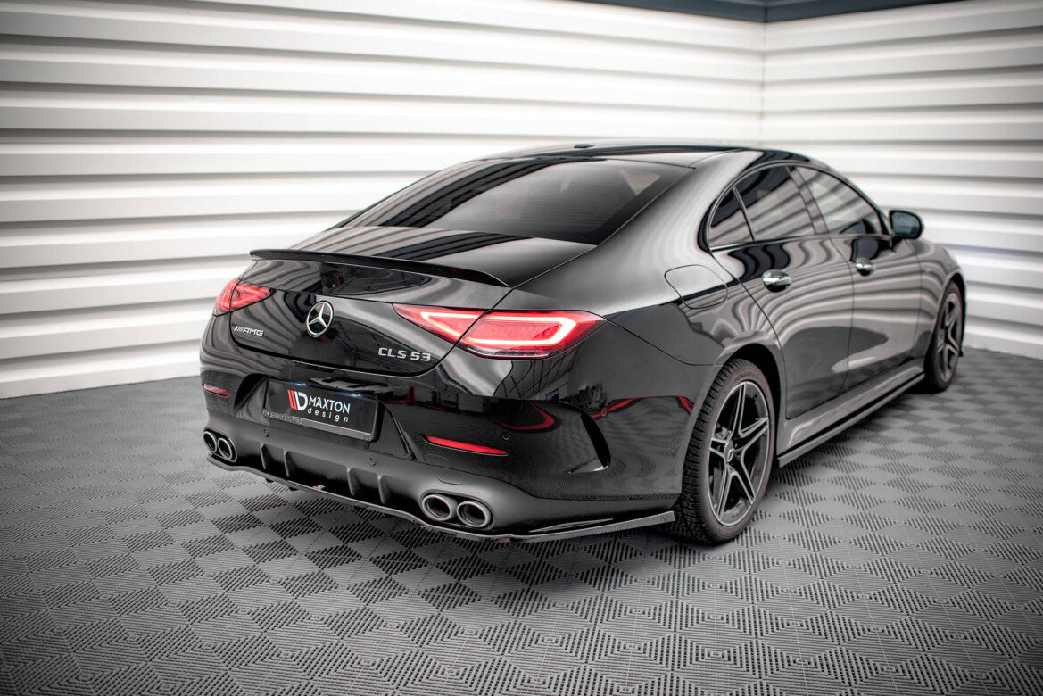 Diffusor Heckansatz passend für Mercedes-AMG CLS 53 C257 schwarz Hochglanz