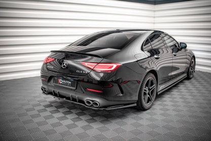 Diffusor Heckansatz passend für Mercedes-AMG CLS 53 C257 schwarz Hochglanz