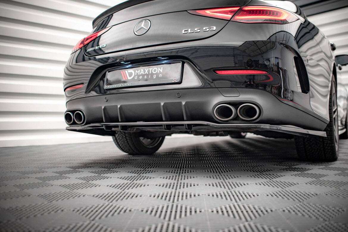 Diffusor Heckansatz passend für Mercedes-AMG CLS 53 C257 schwarz Hochglanz
