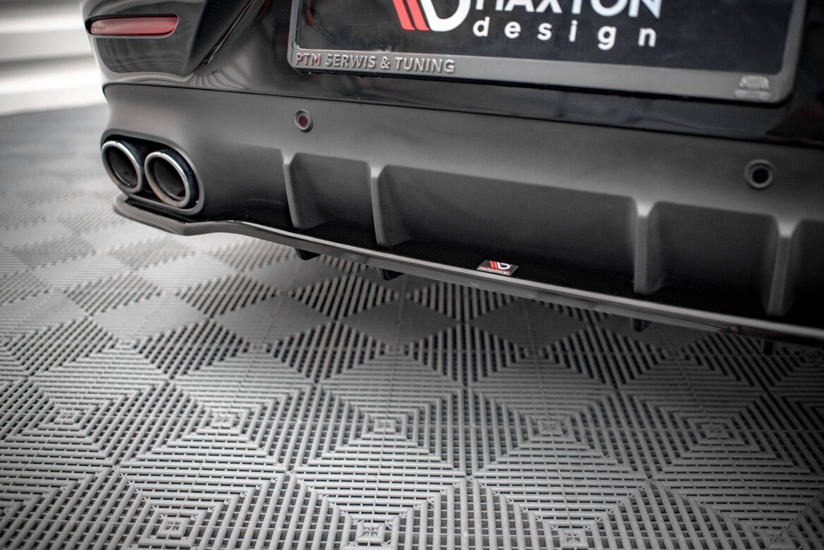Diffusor Heckansatz passend für Mercedes-AMG CLS 53 C257 schwarz Hochglanz