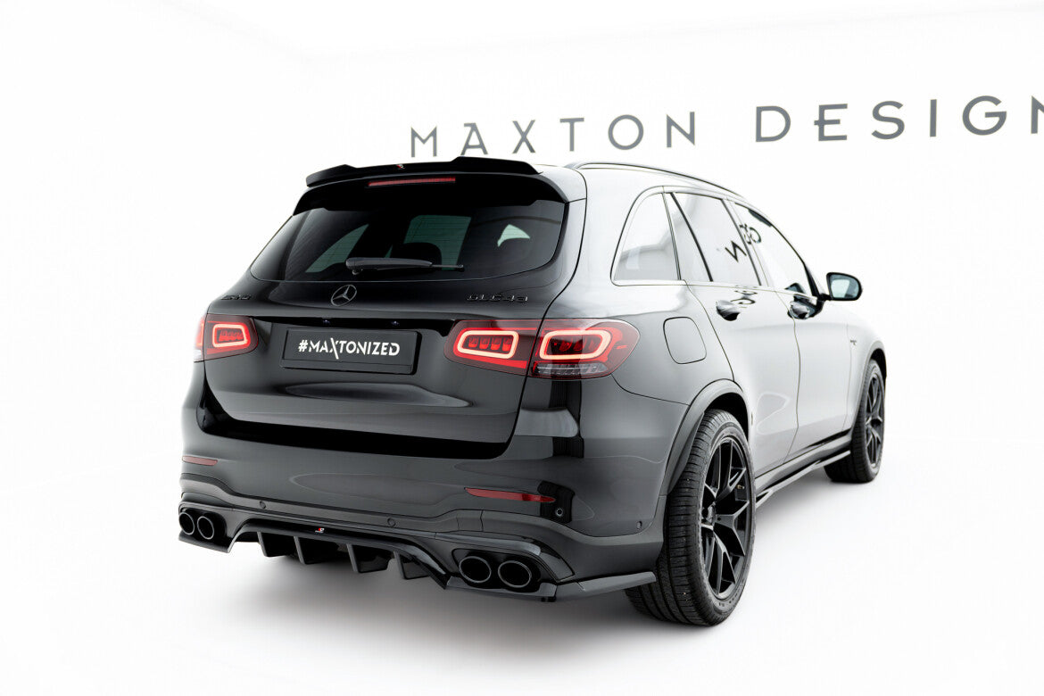 Diffusor Heckansatz passend für Mercedes-AMG GLC 43 SUV X253 FL schwarz Hochglanz