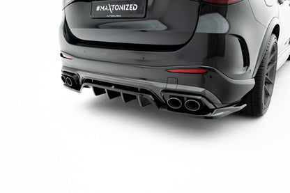 Diffusor Heckansatz passend für Mercedes-AMG GLC 43 X254 schwarz Hochglanz