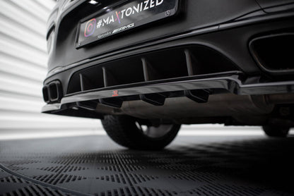 Diffusor Heckansatz passend für Mercedes-AMG GLC 63 Coupe C253 FL schwarz Hochglanz