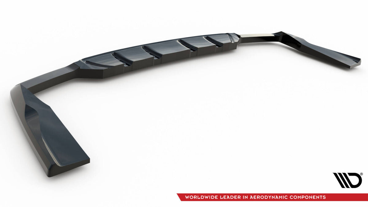 Diffusor Heckansatz passend für Mercedes-AMG GLC 63 Coupe C253 FL schwarz Hochglanz