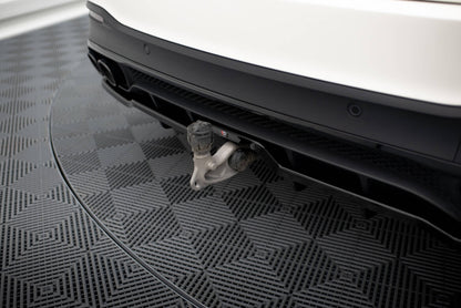 Diffusor Heckansatz passend für Mercedes-AMG GLE 53 / 63 W167 / W167 FL schwarz Hochglanz