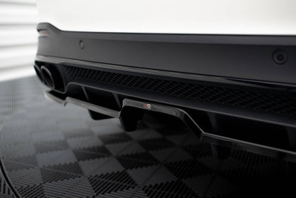 Diffusor Heckansatz passend für Mercedes-AMG GLE 53 / 63 W167 / W167 FL schwarz Hochglanz