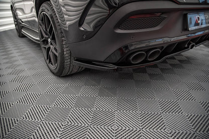 Diffusor Heckansatz passend für Mercedes-AMG GLE 53 Coupe C167 / C167 FL schwarz Hochglanz