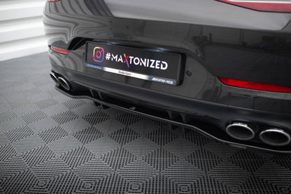 Diffusor Heckansatz passend für Mercedes-AMG GT 53 4-Door Coupe X290 schwarz Hochglanz
