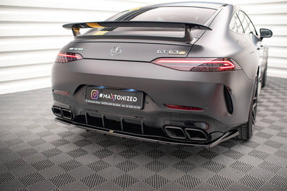 Diffusor Heckansatz passend für Mercedes-AMG GT 63S 4 Door Coupe Aero X290 schwarz Hochglanz