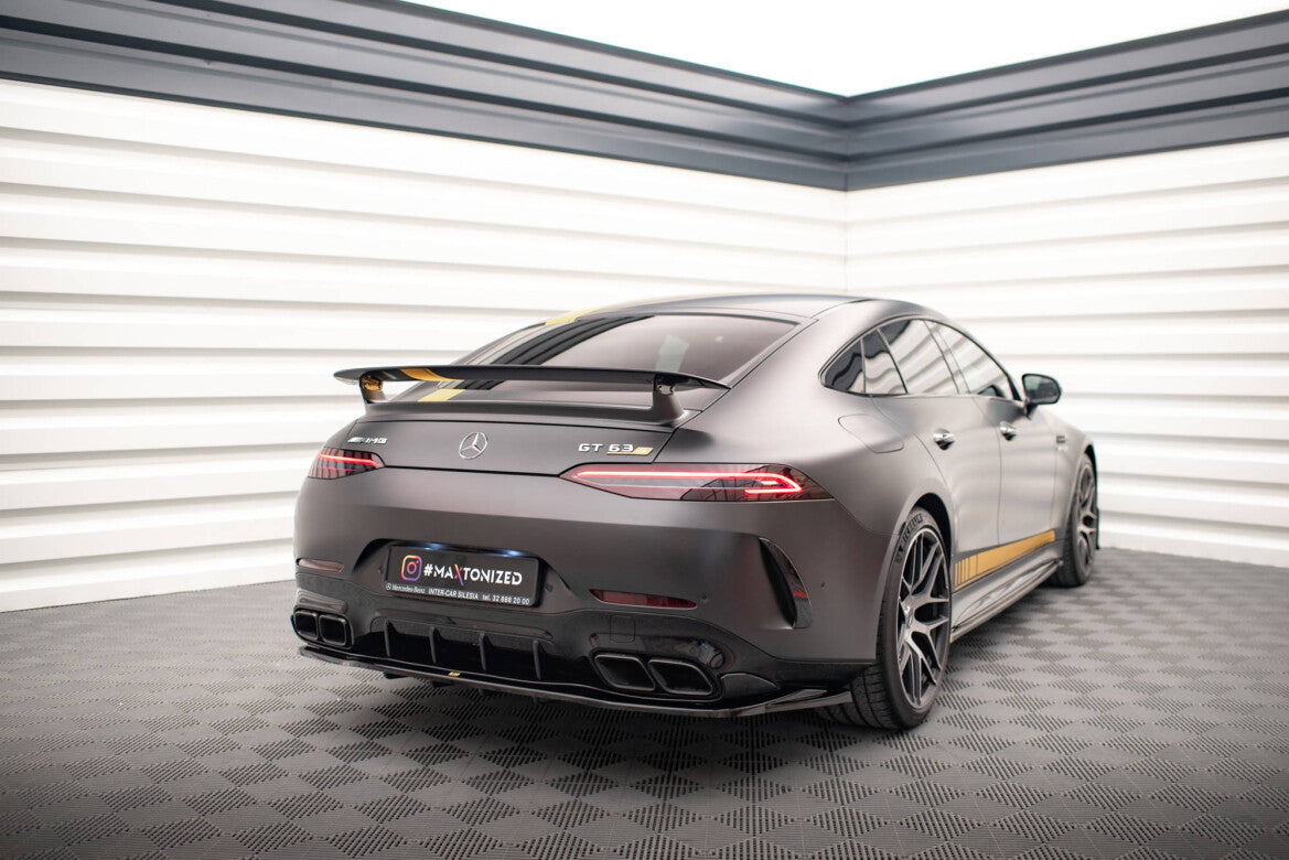 Diffusor Heckansatz passend für Mercedes-AMG GT 63S 4 Door Coupe Aero X290 schwarz Hochglanz
