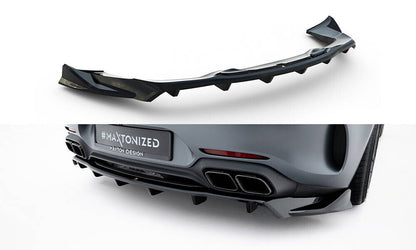Diffusor Heckansatz passend für Mercedes-AMG GT C C190 FL schwarz Hochglanz