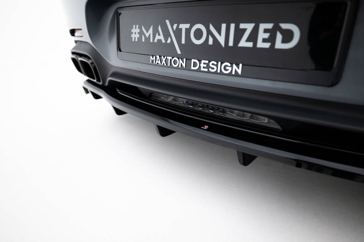 Diffusor Heckansatz passend für Mercedes-AMG GT C C190 FL schwarz Hochglanz
