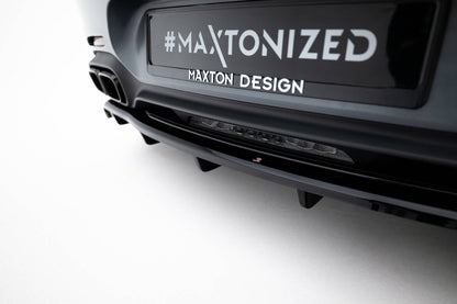 Diffusor Heckansatz passend für Mercedes-AMG GT C C190 FL schwarz Hochglanz