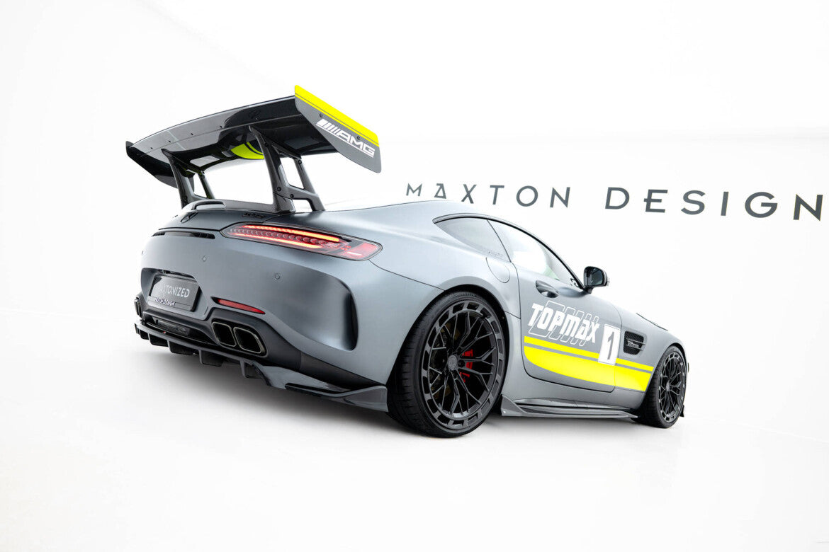 Diffusor Heckansatz passend für Mercedes-AMG GT C C190 FL schwarz Hochglanz